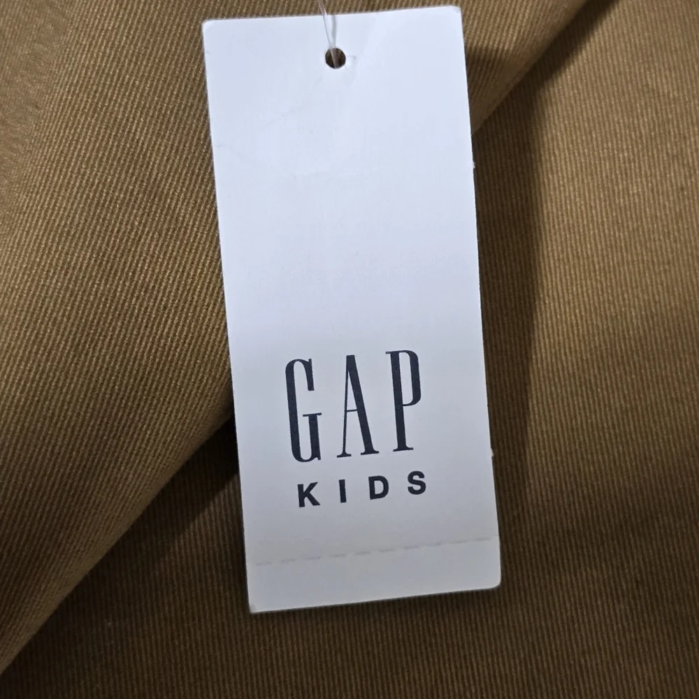 nwt GAP boys size‎ 18 Tech Skinny Pants Adjustable Waist Flat Front Tan